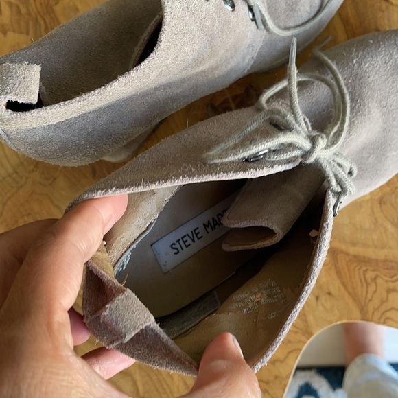 Steve Madden Tangoo suede wedge booties - Picture 6 of 7